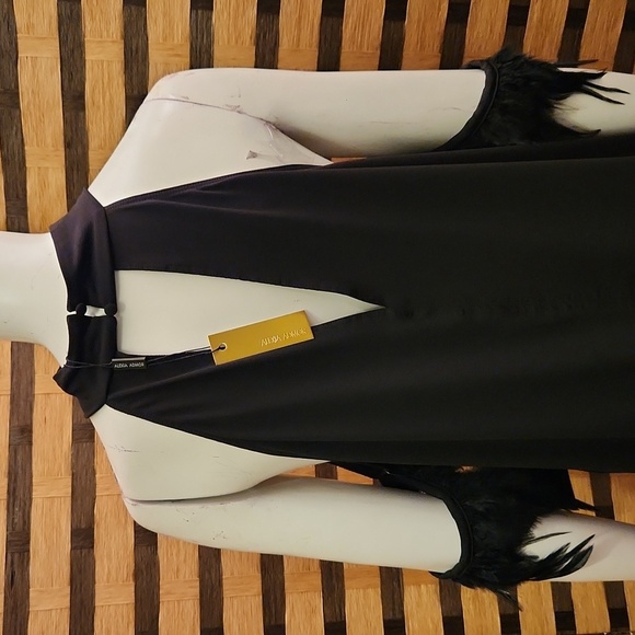 NWT! Boston Proper choker feather armband bodysuit - Picture 9 of 11